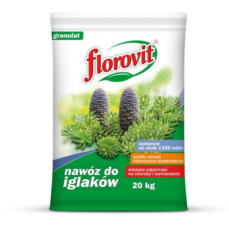 Florovit гранулированный для туи и хвойных растений 20 кг