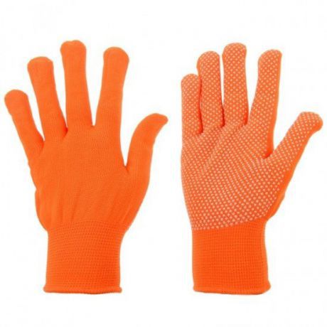 Перчатки нейлоновые оранжевые