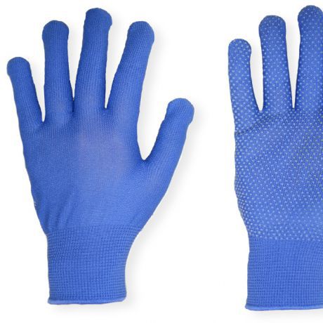 Перчатки нейлоновые синие